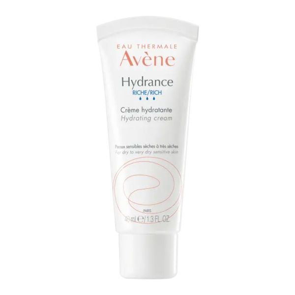 AVENE HYDRANCE Riche - Crème Hydratante 40ml - Peaux Sensibles Sèches à très Sèches