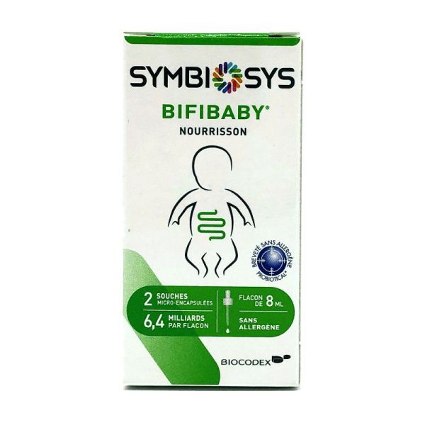SYMBIOSYS Bifibaby - Microbiote du Nourrisson - 6.4 Milliards de Souches Bactériennes BR03 et B632