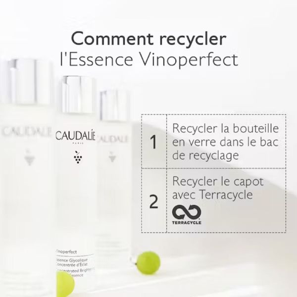 CAUDALIE VINOPERFECT Essence Glycolique Concentré d' Eclat 100ml - Soin Anti-tâches, Eclat - Toutes Peaux