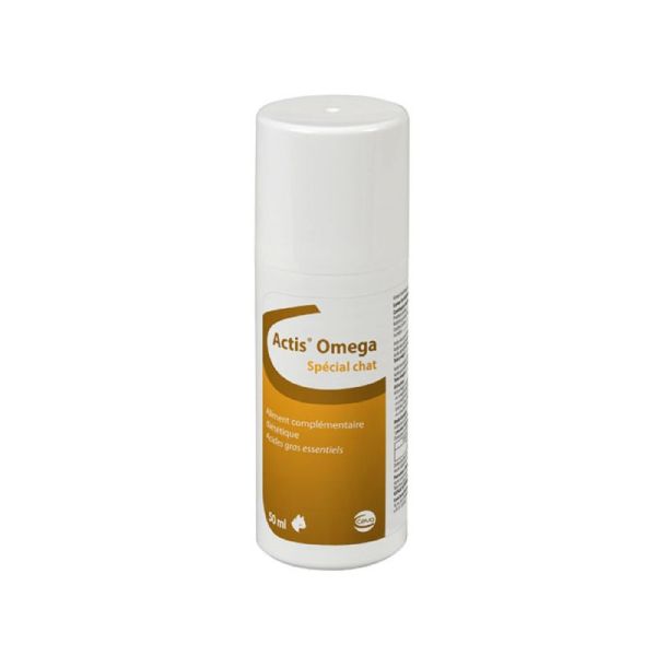 ACTIS OMEGA Spécial Chat 50ml - Soutien de la Fonction Dermique (Dermatose, Dépilation)