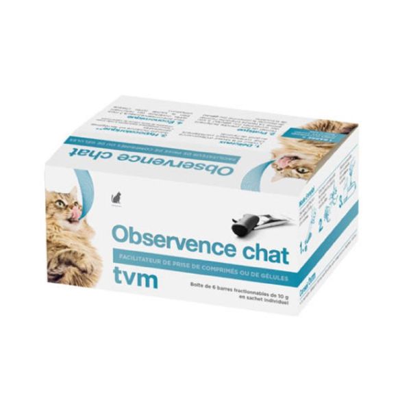 OBSERVENCE CHAT Barres Appétentes Fractionnables 30x 10g - Dissimulation de Comprimé pour Faciliter la Prise