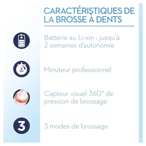 ORAL B Profesionnels 3 Brosse à dents Electrique Nettoyage et Protection - 1 Unité