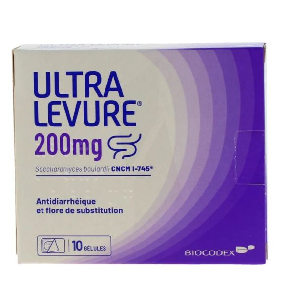 Ultra Levure 200 mg, 10 gélules
