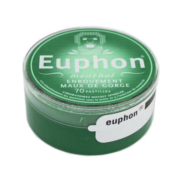 Euphon pastilles Menthol - Boite de 70