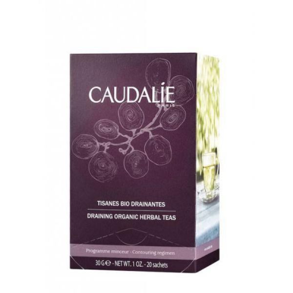 CAUDALIE Tisanes bio drainantes Aide minceur - Bte/20 Sachets de 30g