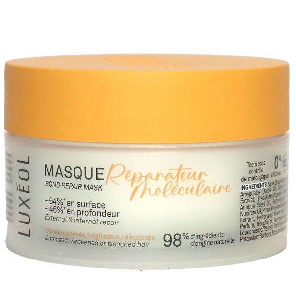 Luxéol Réparateur moléculaire masque cheveux abimés 200ml