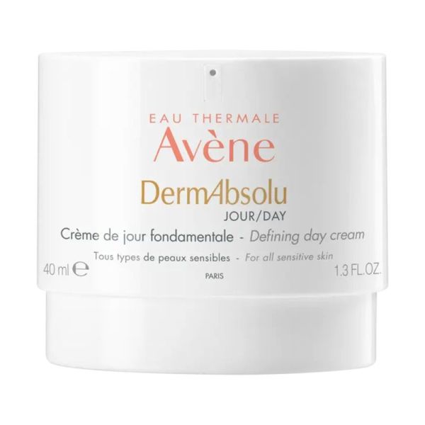 AVENE DermAbsolu Crème de Jour Fondamentale - Tous Types de Peaux Sensibles - Pot/40ml