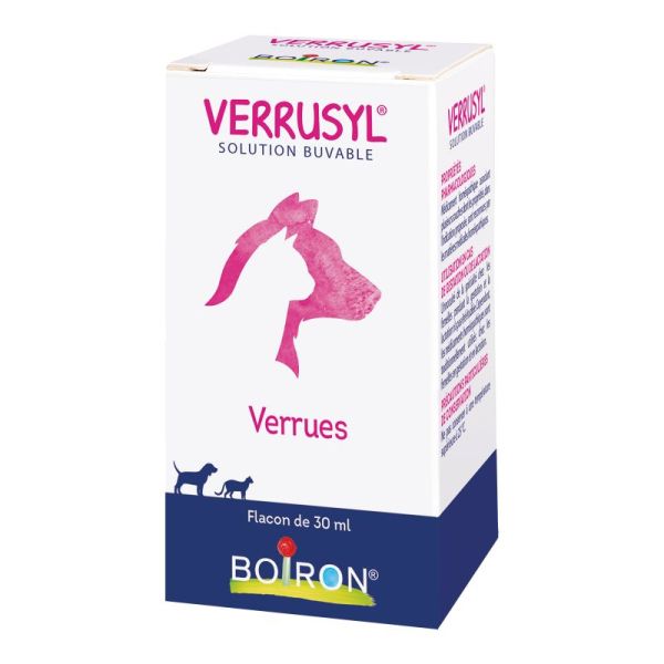 VERRUSYL solution buvable Chiens Chats - Fl/30 ml - Laboratoire BOIRON