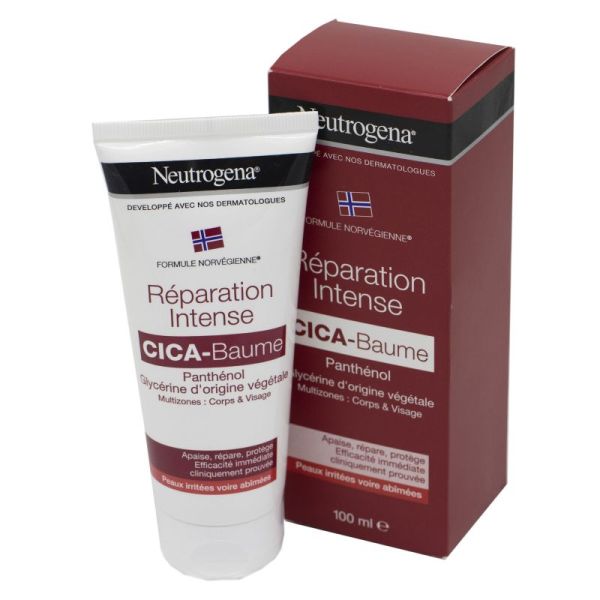 NEUTROGENA Réparation Intense Cica-Baume 100ml - Sécheresse Extrême Corps, Visage