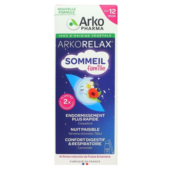 Arkorelax sirop sommeil Famille 100ml