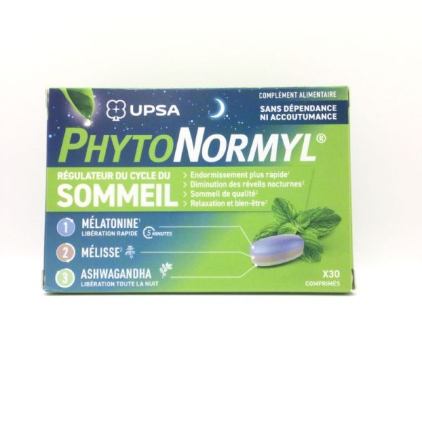 UPSA , PhytoNormyl, Régulateur du cycle du sommeil , 30 Comprimés , 3585550000849