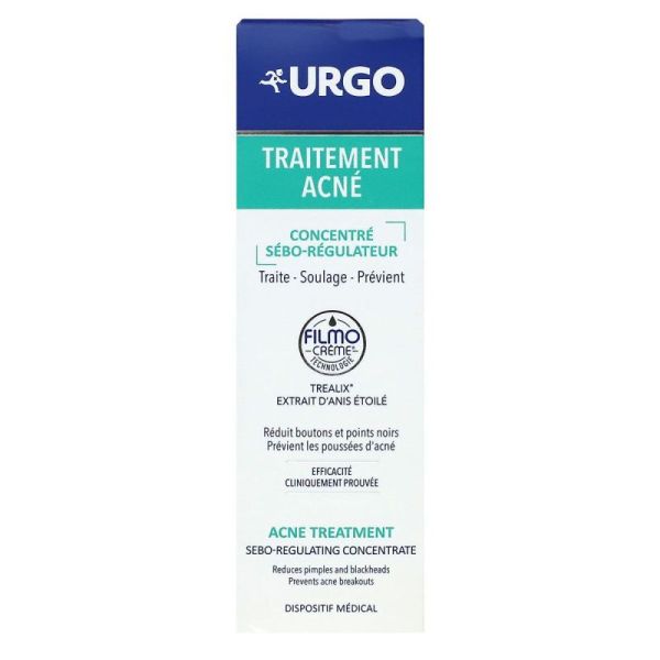 URGO - Traitement acné concentré sébo-régulateur 30ml