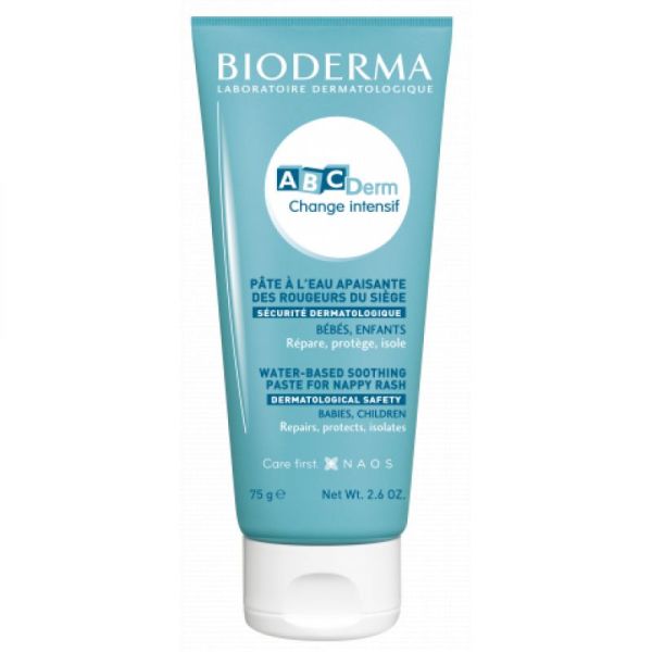 BIODERMA ABCDerm Change Intensif 75ml - Pâte à l' Eau Réparatrice des Rougeurs du Siège