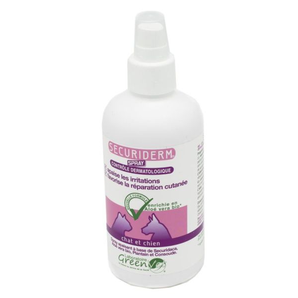 SECURIDERM Contrôle Dermatologique Spray 250g Chat et Chien - Irritations, Démangeaisons