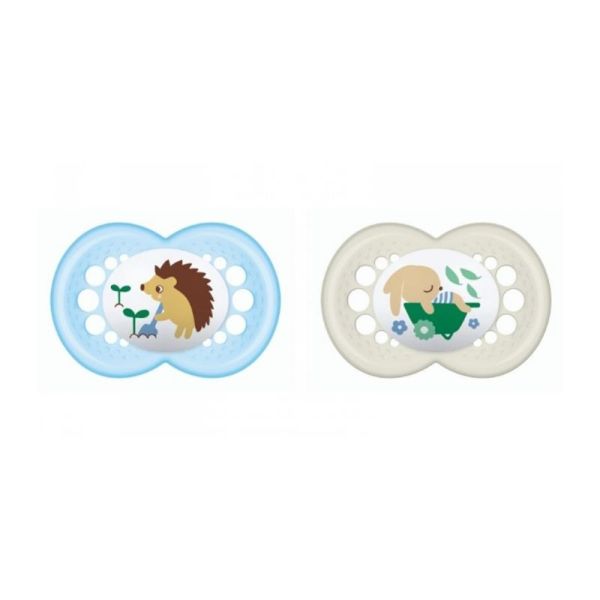 MAM Bébé Sucettes anatomiques en silicone 2-6 mois