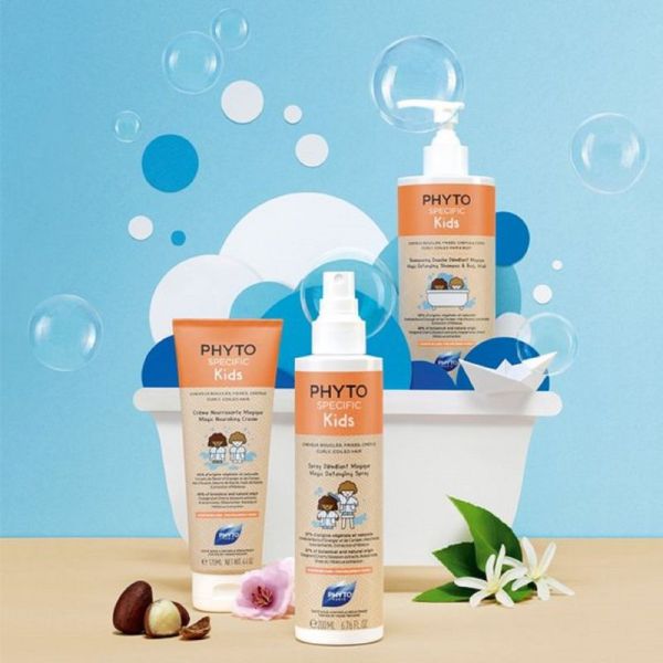 PHYTOSPECIFIC KIDS Crème Nourrissante Magique 125ml - Cheveux Bouclés, Frisés, Crépus