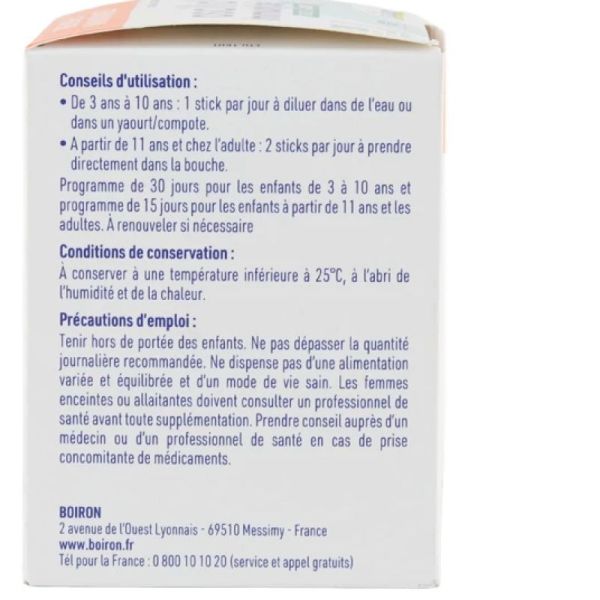BOIRON OSCILLO IMMUNITE 30 Sticks dès 3 ans