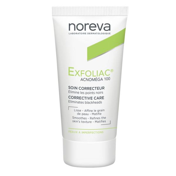 EXFOLIAC Acnoméga 100 30ml - Soin Correcteur Points Noirs - Peaux à Imperfections