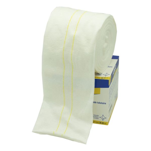 NYLEX FAST JAUNE 10.75cm x 10m - Bandage Tubulaire pour Nourrisson - Tronc de 35 à 65 cm