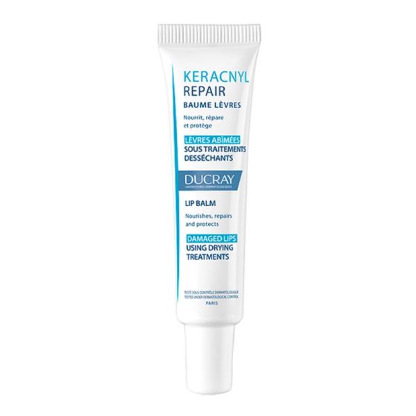 KERACNYL REPAIR Baume Lèvres 15ml - Lèvres Abîmées sous Traitements Desséchants