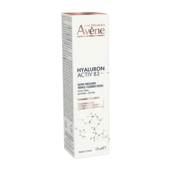 AVENE HYALURON ACTIV B3 Soin Regard Triple Action 15ml - Rides, Poches, Cernes