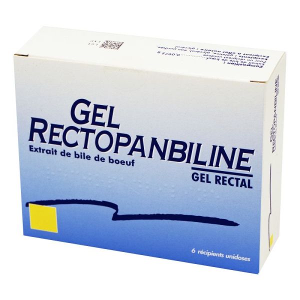 Rectopanbiline, gel rectal - 6 unidoses