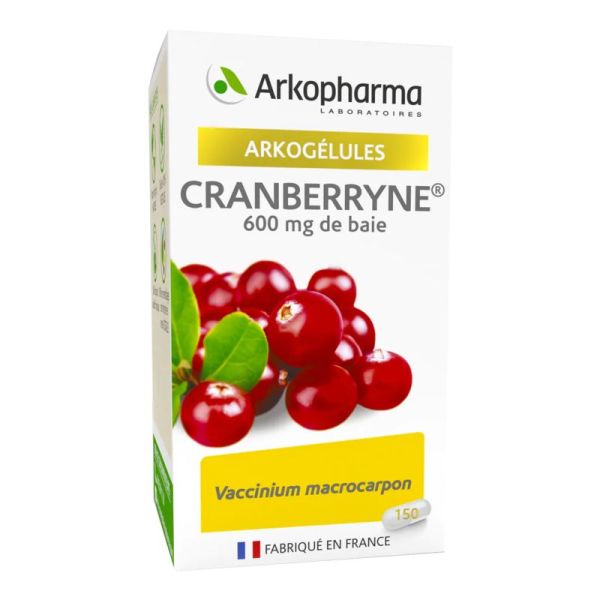 ARKOGELULES Cranberryne 600mg de Baie - Bte/150 - Vaccinium Macrocarpon