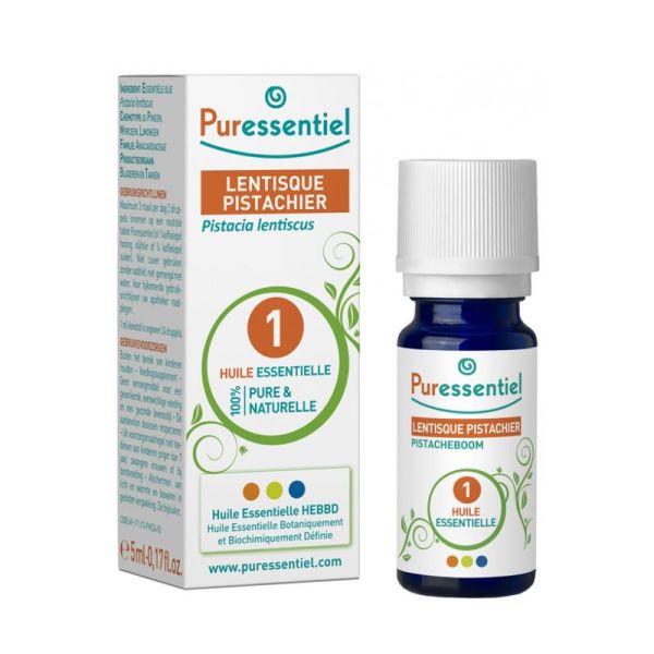 PURESSENTIEL Lentisque Pistachier 5ml - Huile Essentielle Pistacia lentiscus