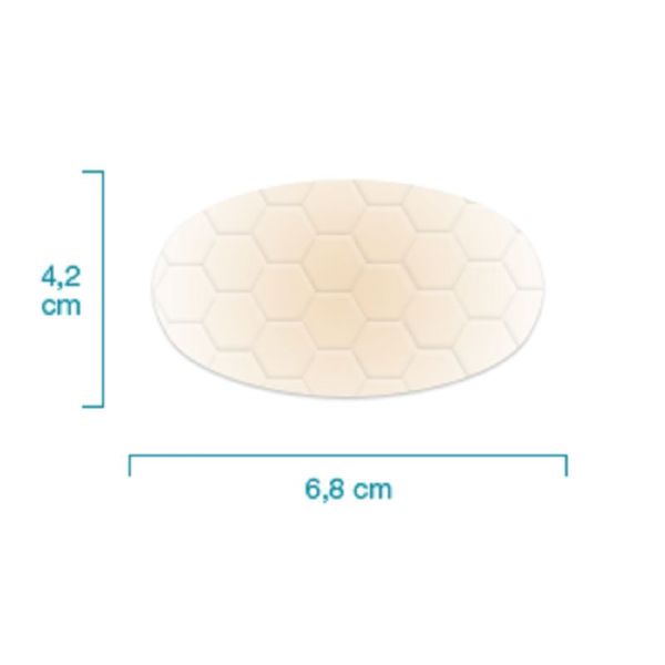 COMPEED 5 Pansements Ampoules Extrême Moyen Format 4.2 x 6.8cm - Technologie Hydrocolloïde