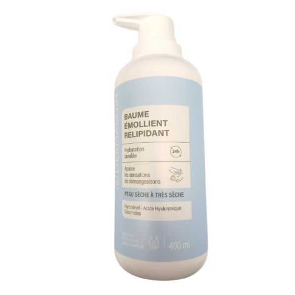 PHARMACTIV BAUME ÉMOLLIENT RELIPIDANT TOUS LES TYPES DE PEAUX - PEAUX SÈCHES À TRÈS SÈCHES - Fl Pompe/400ml  5051089986407