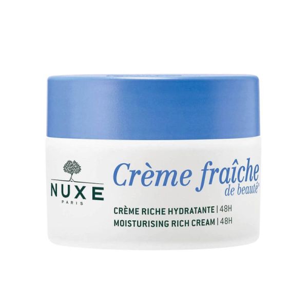 NUXE CREME FRAICHE de Beauté Crème Riche Hydratante 48H 50ml - Peaux Sèches