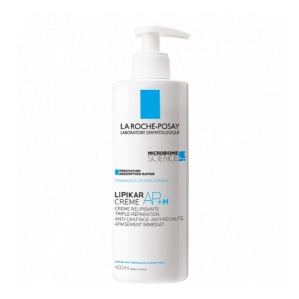 LIPIKAR AP+M Crème Relipidante Triple Réparation 400ml - Anti-Grattage, Anti-Rechute, Apaisement Immédiat