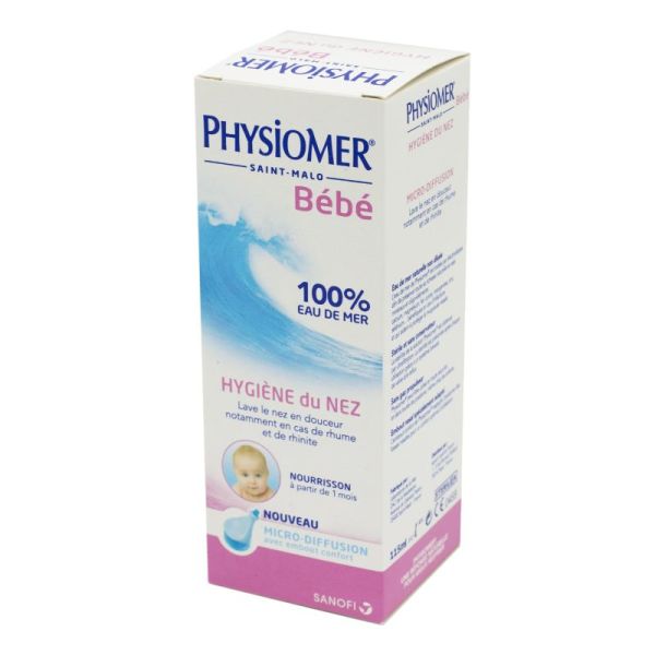 PHYSIOMER Solution nasale pour nourrisson Fl/115ml