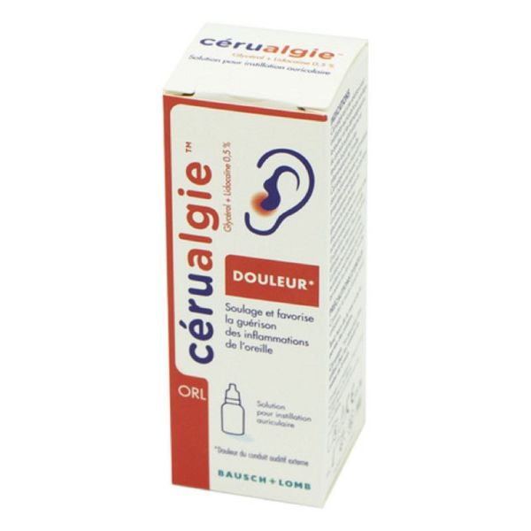 CERUALGIE 7g - Douleurs, Démangeaisons, Inflammations de l' Oreille