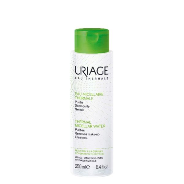 URIAGE Eau Micellaire Thermale 250ml Peaux Mixtes à Grasses - Visage, Yeux