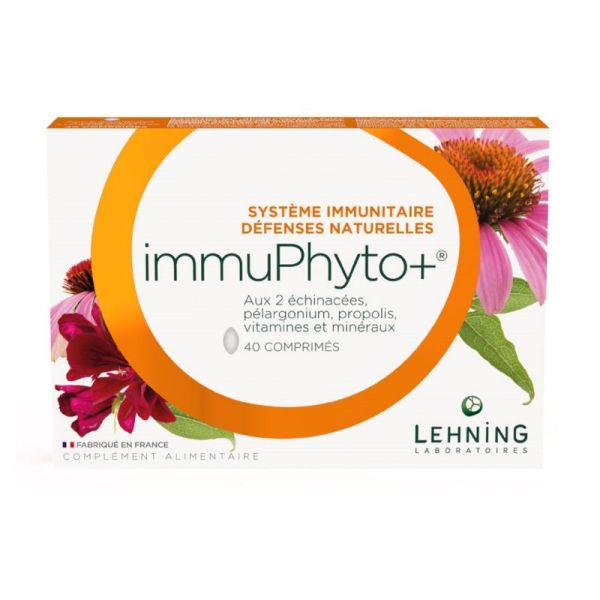IMMUPHYTO+ 40 Comprimés - Système Immunitaire, Défenses Naturelles
