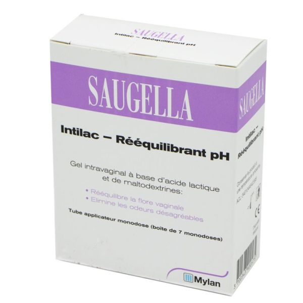 SAUGELLA Intilac Ré-équilibrant pH 7x 5ml - Gel Intra Vaginal