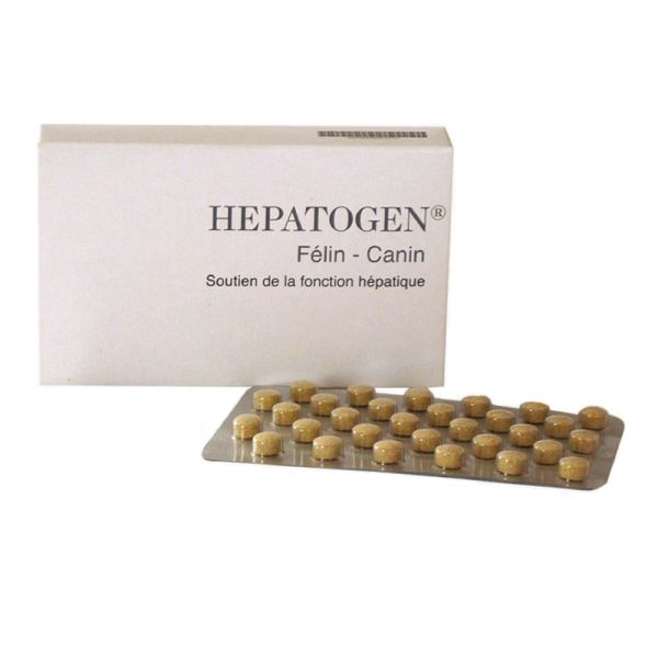 HEPATOGEN FELIN CANIN 60 Comprimés - Soutien de la Fonction Hépatique
