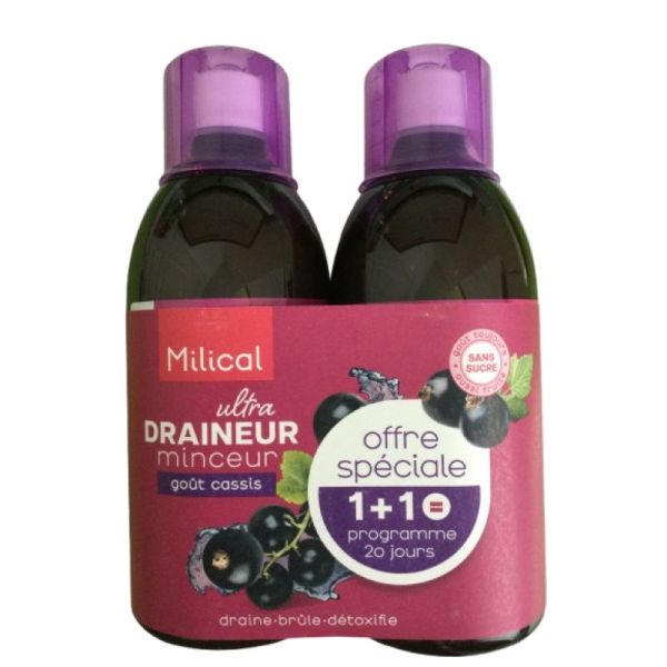 MILICAL - Utra Draineur Minceur - Offre spéciale 1+1 = Programme de 20 jours