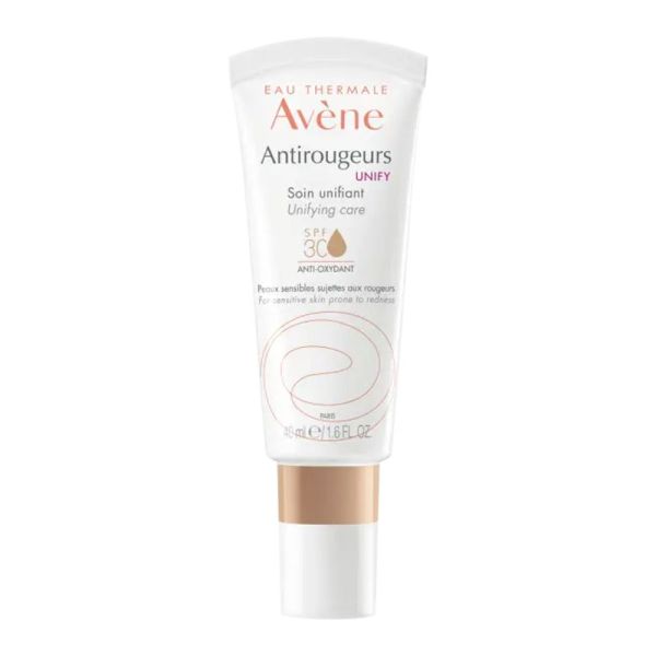 AVENE ANTIROUGEURS UNIFY Soin Unifiant Anti Oxydant SPF30 40ml - Peau Sensible