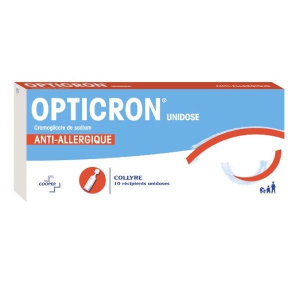 Opticron Unidose, collyre - 10 unidoses 0,35 ml
