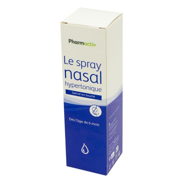 PHARMACTIV Le Spray Nasal Hypertonique 100ml - Spécial Nez Bouché Dès 6 Mois