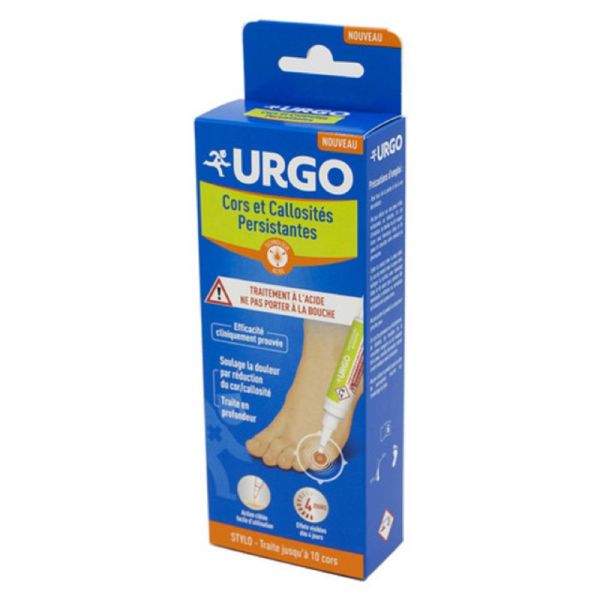 URGO CORS ET CALLOSITES PERSISTANTES Stylo Applicateur/4ml - Traitement à l' Acide