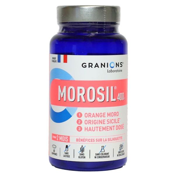 Granions Morosil 400 bénéfices sur la silhouette 60 comprimés