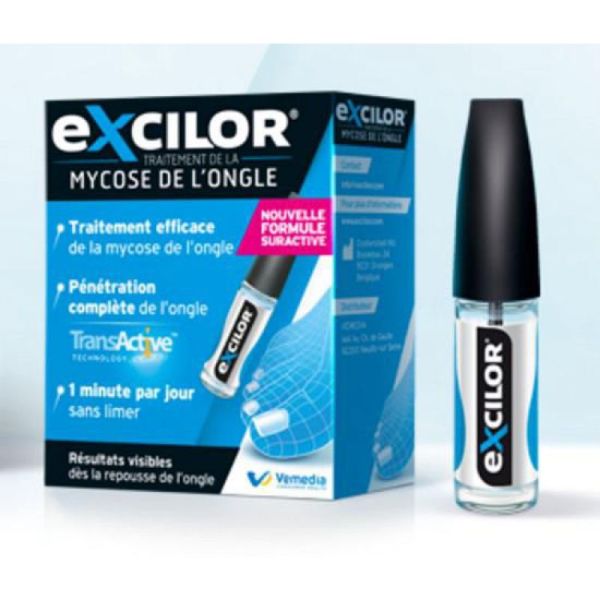 TRAITEMENT DE LA MYCOSE DE L'ONGLE - Solution Mycose de l'Ongle Vernis  Coloré - Rouge, 30ml