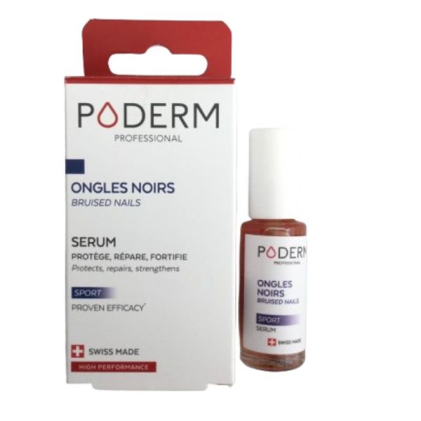 PODERM SPORT Sérum Fortifiant Réparateur 8ml - Ongles Noirs, Traumatisés - 100% Naturel