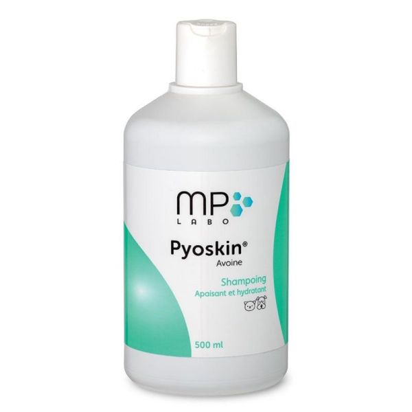 PYOSKIN AVOINE 500ml - Shampooing Apaisant et Hydratant - Chat, Chien