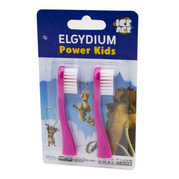 ELGYDIUM POWER KIDS 2 Brosse de Rechange pour la Brosse à Dents POWER KIDS - Bte/2