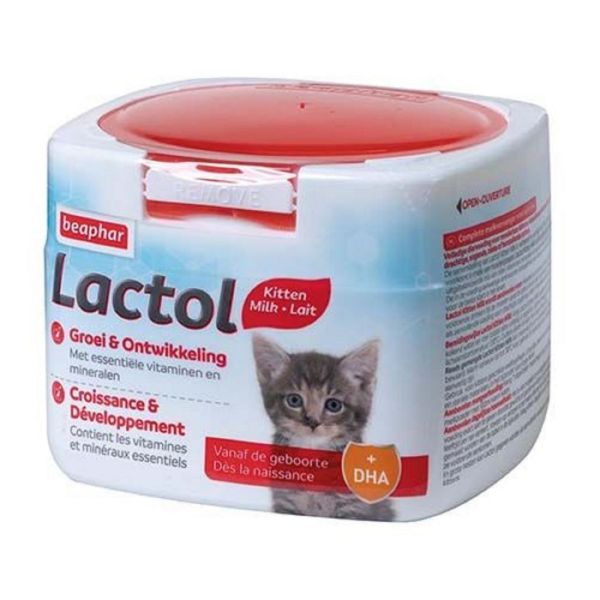 LACTOL Lait Maternisé pour Chatons 250g - Croissance et Développement - Vitamines, Minéraux