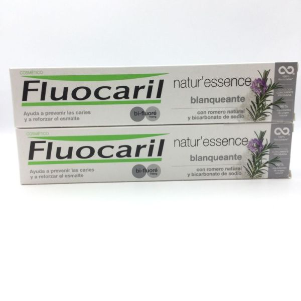 FLUOCARIL NATUR'ESSENCE BLANCHEUR 75ml - Dentifrice Bifluoré 145mg - Lot de 2 -3720182505569